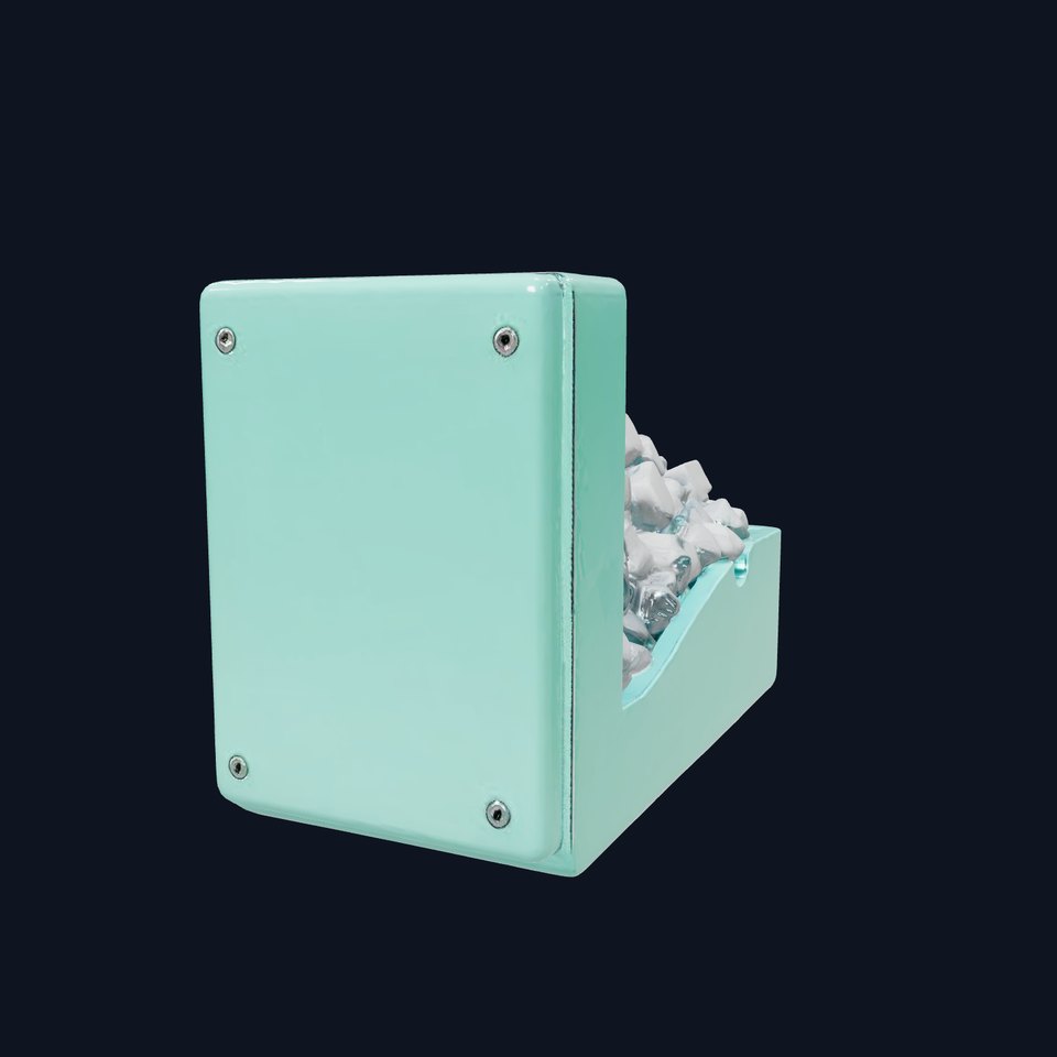 Turquoise Metal Stapler model pack